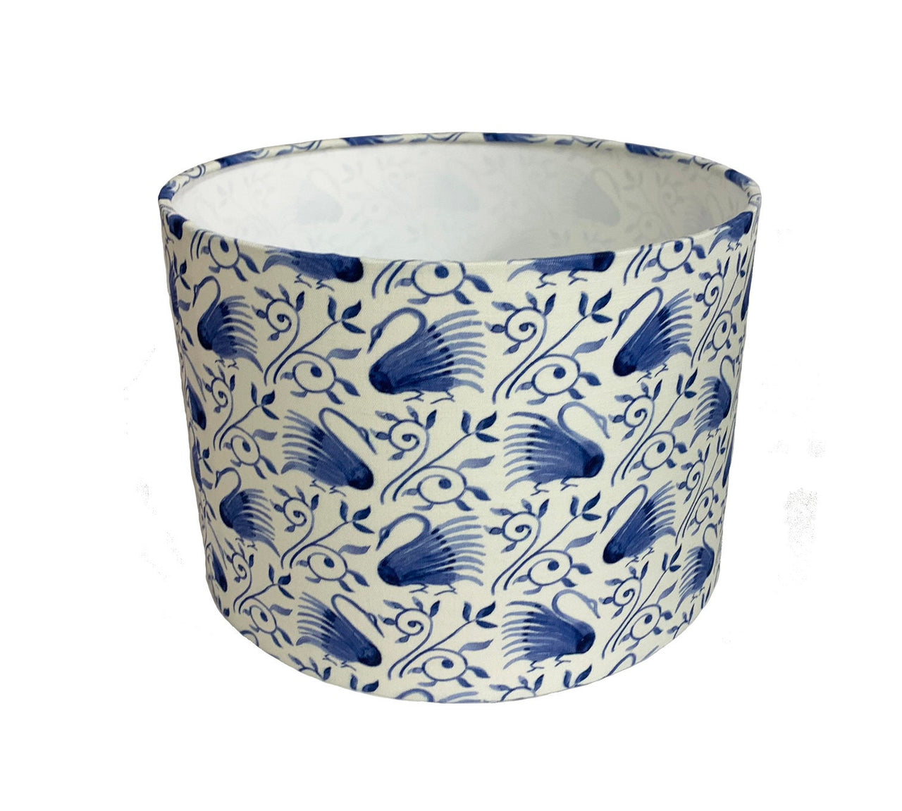 William Morris - Swans - Delft Blue  - Lampshade Stunning Handmade