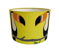 Thumbnail for Scion - Terry Toucan - Tangerine / Charcoal / Maize - Lampshade Stunning Handmade