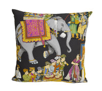 Thumbnail for Manuel Canovas - Kalinda - Paon - Vibrant Indian Inspired Designer Cushion Cover - Handmade Throw Pillow - Designer Home Decor