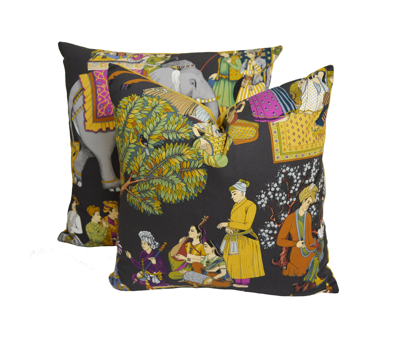 Manuel Canovas - Kalinda - Paon - Vibrant Indian Inspired Designer Cushion Cover - Handmade Throw Pillow - Designer Home Decor