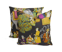 Thumbnail for Manuel Canovas - Kalinda - Paon - Vibrant Indian Inspired Designer Cushion Cover - Handmade Throw Pillow - Designer Home Decor