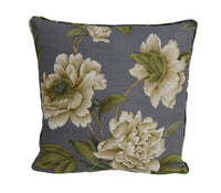 Thumbnail for Colefax and Fowler - Giselle - Navy - Spectacular Floral Botanical Designer Cushion Cover - Handmade Throw Pillow Luxury Home Decor