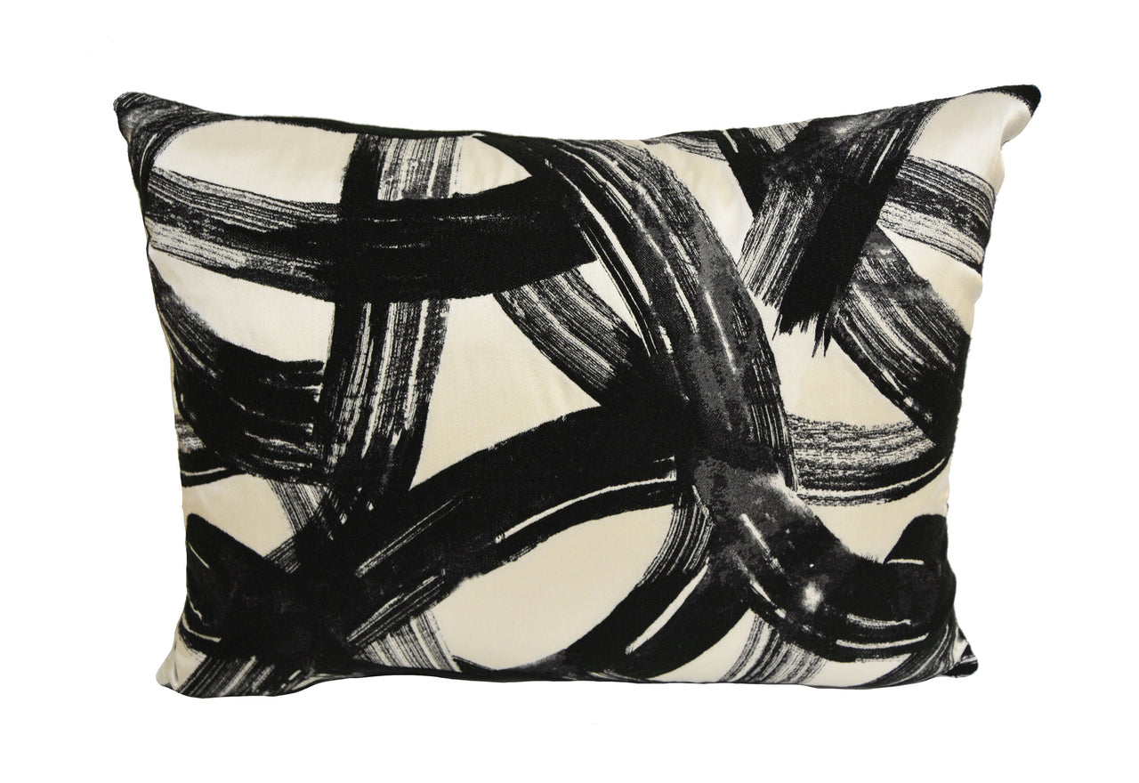 Harlequin - Typhonic - Onyx - Cushion Cover Throw Pillow Designer Home Decor