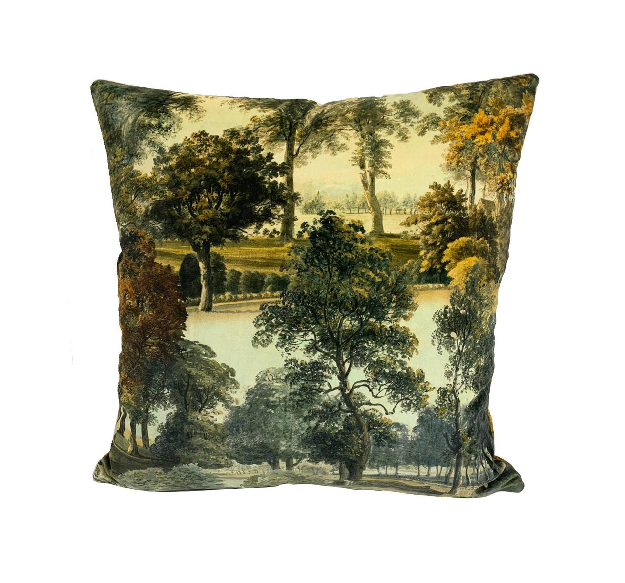 Designers Guild - Windsor Velvet - Moss - Luxurious Velvet Cushion Cover Throw Pillow Designer Home Decor