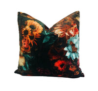 Thumbnail for Fryetts - Monet Velvet - Teal - Cushion Cover Throw Pillow Designer Home Decor