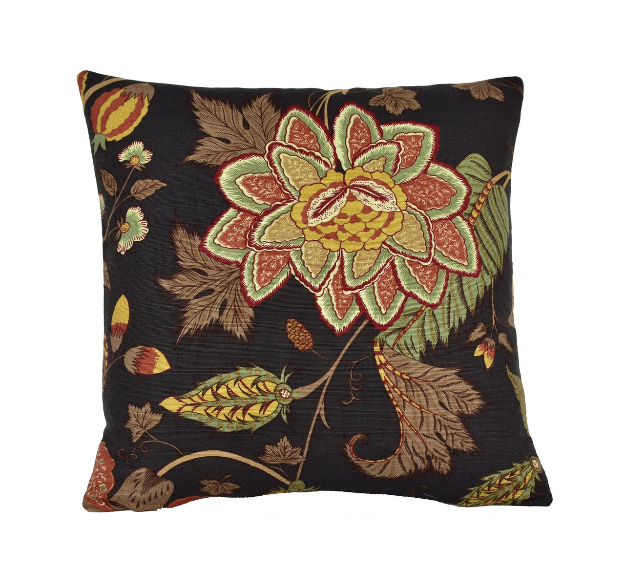 Thibaut - Dorchester - Black - Cushion Cover Pillow Throw Designer Home Decor