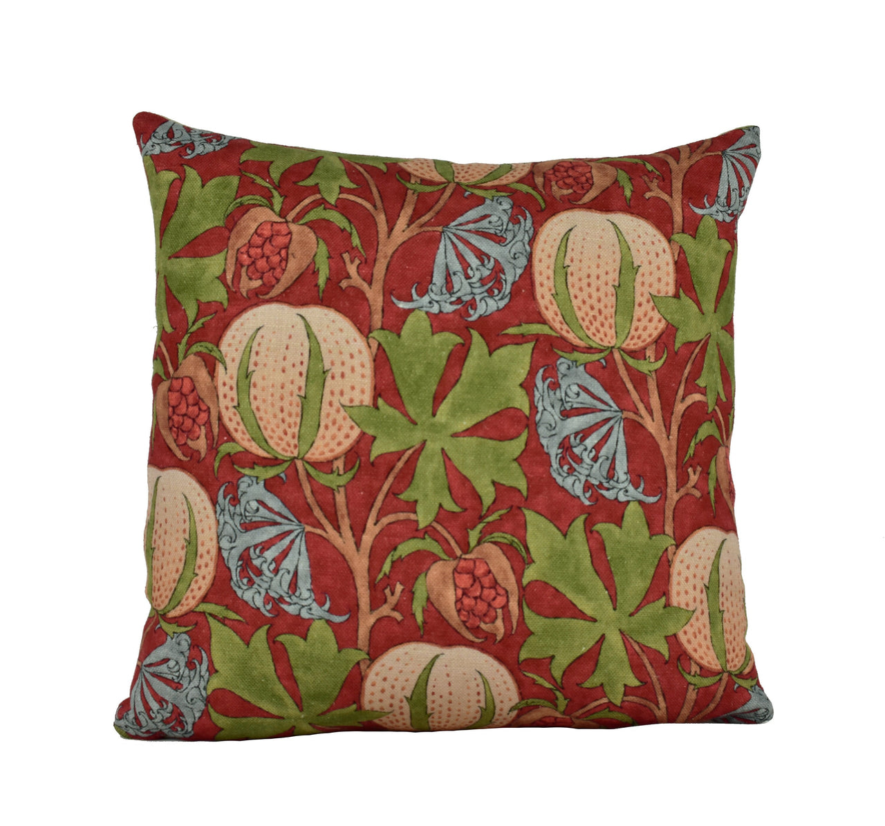 GP and J Baker - Pumpkins Original V's - Red / Green - Cushion Cover Pillow Throw Designer Home Decor