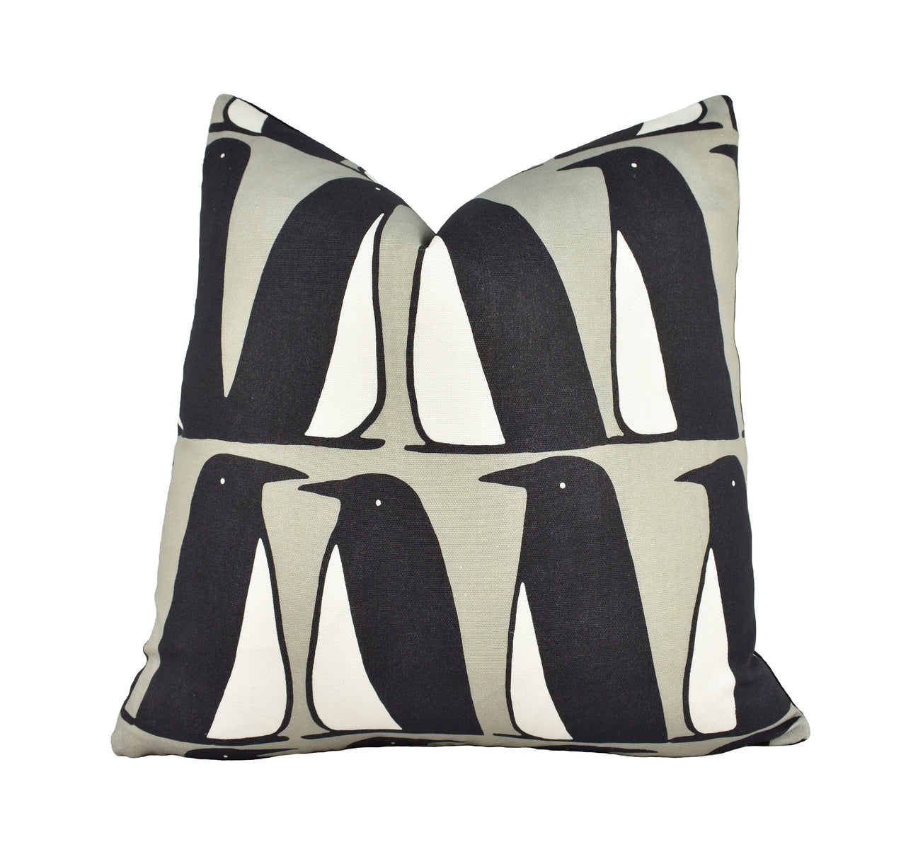 Scion - Pedro Penguin - Geometric Penguin Cushion Cover - Handmade Throw Pillow Designer Home Decor