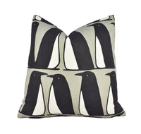 Thumbnail for Scion - Pedro Penguin - Geometric Penguin Cushion Cover - Handmade Throw Pillow Designer Home Decor