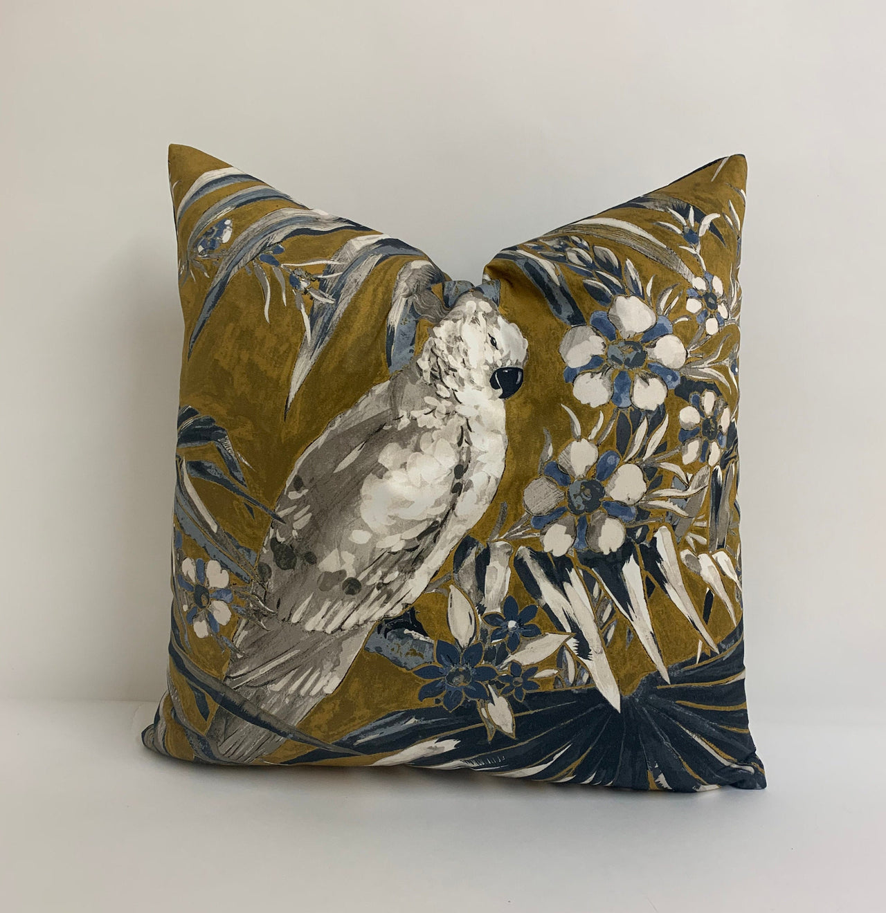 Weymss Aves 02 Brass - Cushion Cover Pillow Throw Designer Home Decor