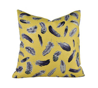 Thumbnail for Boeme - Plumes - Mustard - Cushion Cover Pillow Throw Designer Home Decor