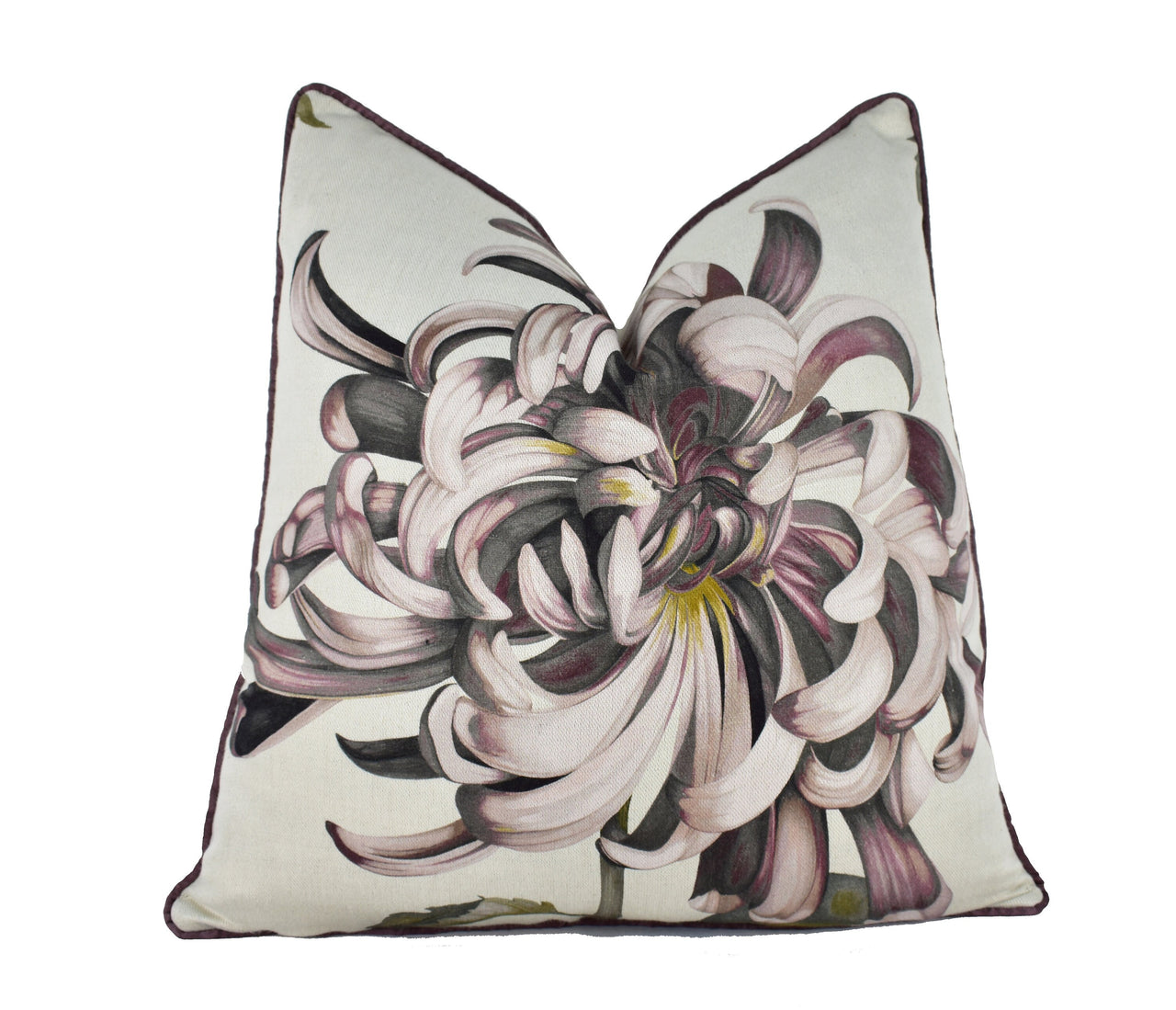 Zoffany - Evelyn - 3 Colourways Available - Rose Quartz / Koi Vine Black / Tigers Eye - Floral Cushion Cover - Handmade Designer Pillow