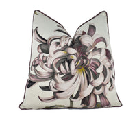 Thumbnail for Zoffany - Evelyn - 3 Colourways Available - Rose Quartz / Koi Vine Black / Tigers Eye - Floral Cushion Cover - Handmade Designer Pillow