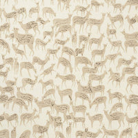 Thumbnail for Schumacher - Fauna - Natural - Charming & Unique Designer Deer Cushion Cover - Handmade Throw Pillow - Luxury Home Decor