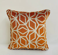 Thumbnail for Panaz Corinthia Terracotta Designer Velvet cushion