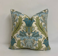 Thumbnail for ILiv - Acanthus - Cornflower - Stunning Art Deco Designer Cushion Cover Home Decor Throw Pillow