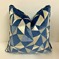 Thumbnail for Iliv - Dimensions - Ink - Cushion Cover Pillow Throw Stunning velvet geometric design