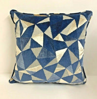 Thumbnail for Iliv - Dimensions - Ink - Cushion Cover Pillow Throw Stunning velvet geometric design