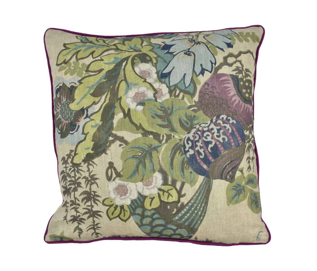 Anna French x Thibaut - Fairbanks - Plum - Savoy Collection - Stunning Cushion Cover Pillow Throw Designer Home Decor