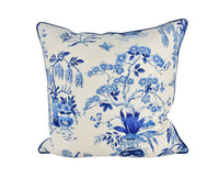 Thumbnail for Schumacher - Ming Vase - Porcelain - Traditional Chinese Chinoiserie Designer Cushion Cover - Handmade Throw Pillow Designer Home Decor