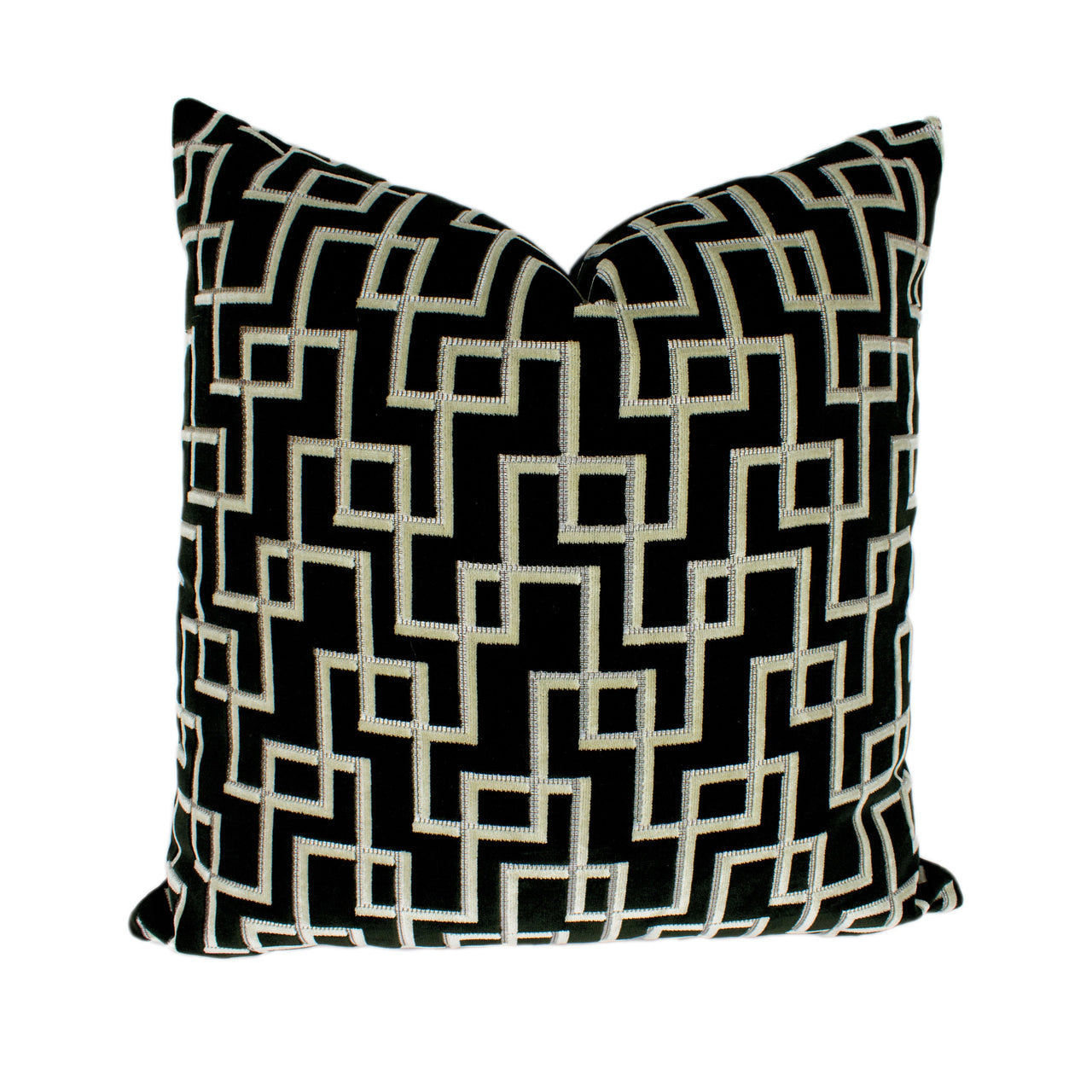 Designers Guild - Jeanneret - Noir - Velvet Designer Cushion Cover Throw Pillow Home Decor