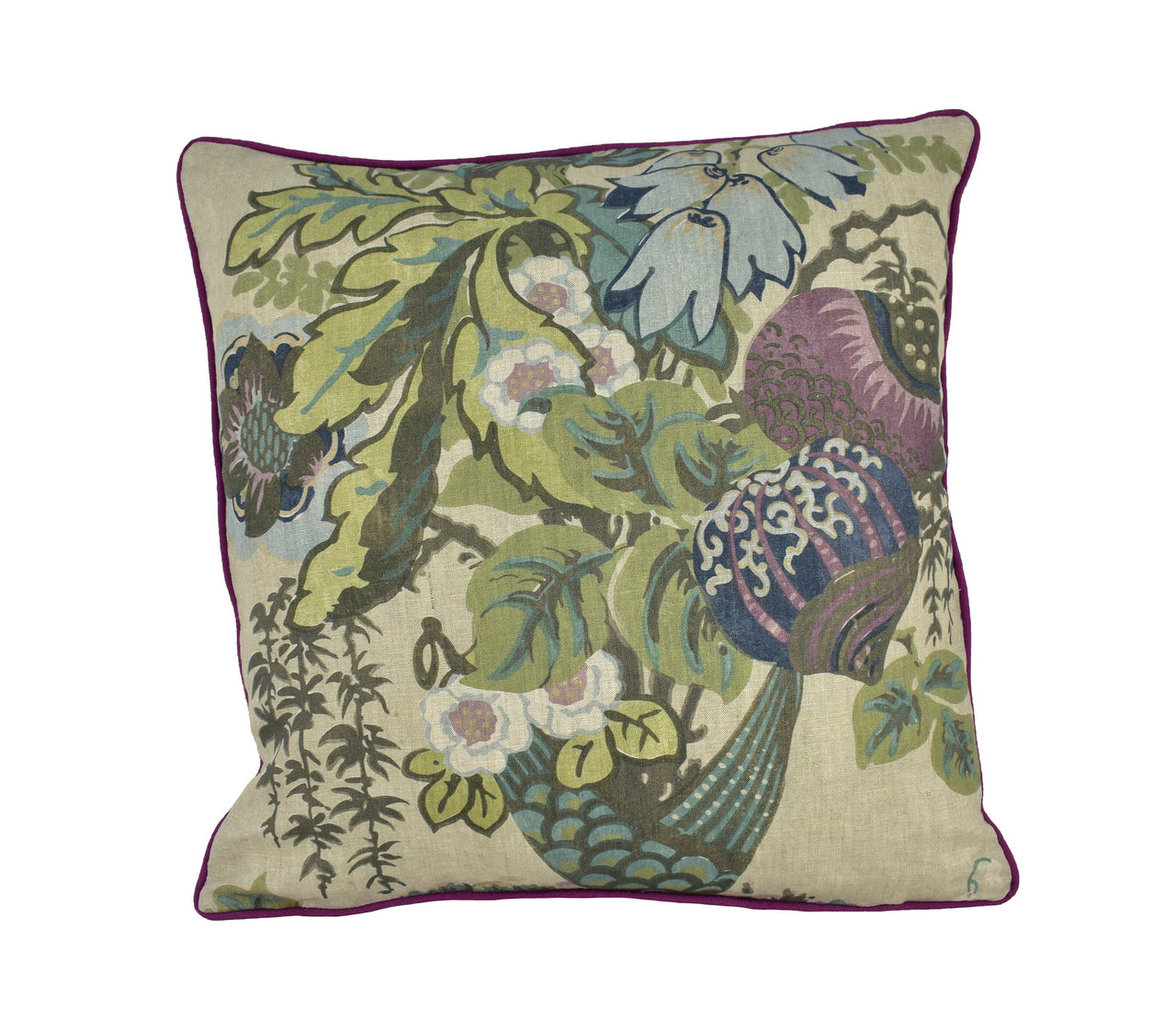 Anna French x Thibaut - Fairbanks - Plum - Savoy Collection - Stunning Cushion Cover Pillow Throw Designer Home Decor