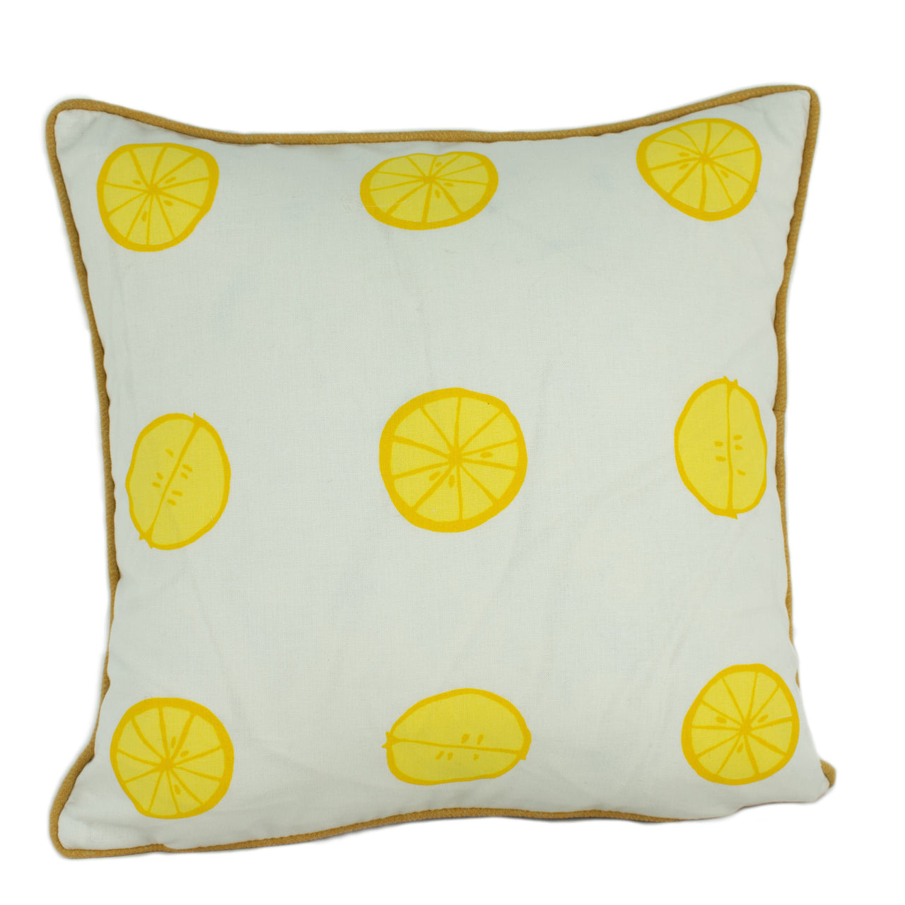 Vera Neumann for Schumacher - Lemonade - Lemon - Imaginative Fruity Polka Dot Designer Cushion Cover - Handmade Throw Pillow Luxury Home