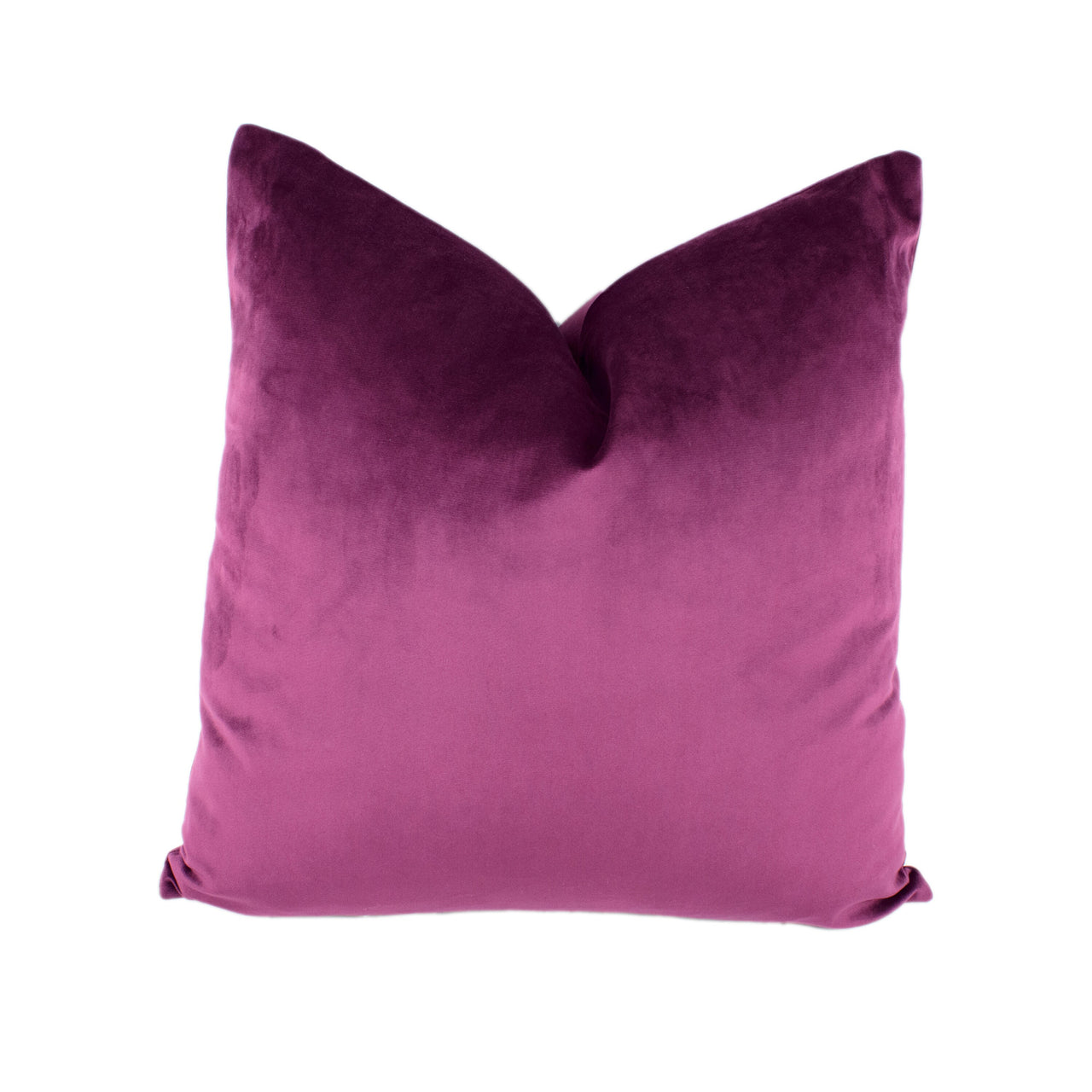 Stunning Damson Purple Designer Velvet Cushion Cover - Handmade Throw Pillow Designer Home Decor