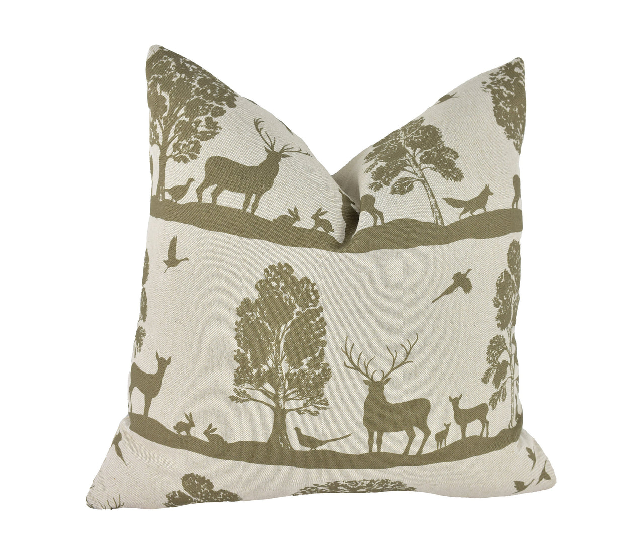 Voyage - Cairngorms - Birch - Wonderful Scottish Highland Fauna & Floral Cushion Cover - Handmade Throw Pillow Designer Home Decor