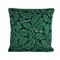 Thumbnail for William Morris - Oak - Teal / Slate - Cushion Cover Throw Pillow Designer Home Decor