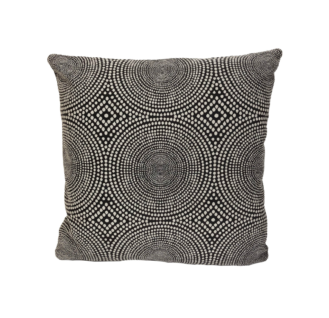 Scion - Kateri - Charcoal - Soft Concentric Circle Weave Cushion Cover - Handmade Throw Pillow Designer Home Decor