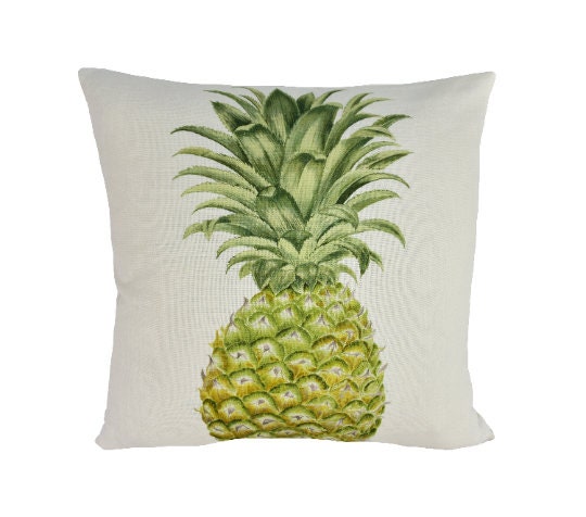 Sanderson - Pineapple Royale - Garden Green - Cushion Cover Throw Pillow Designer Home Decor