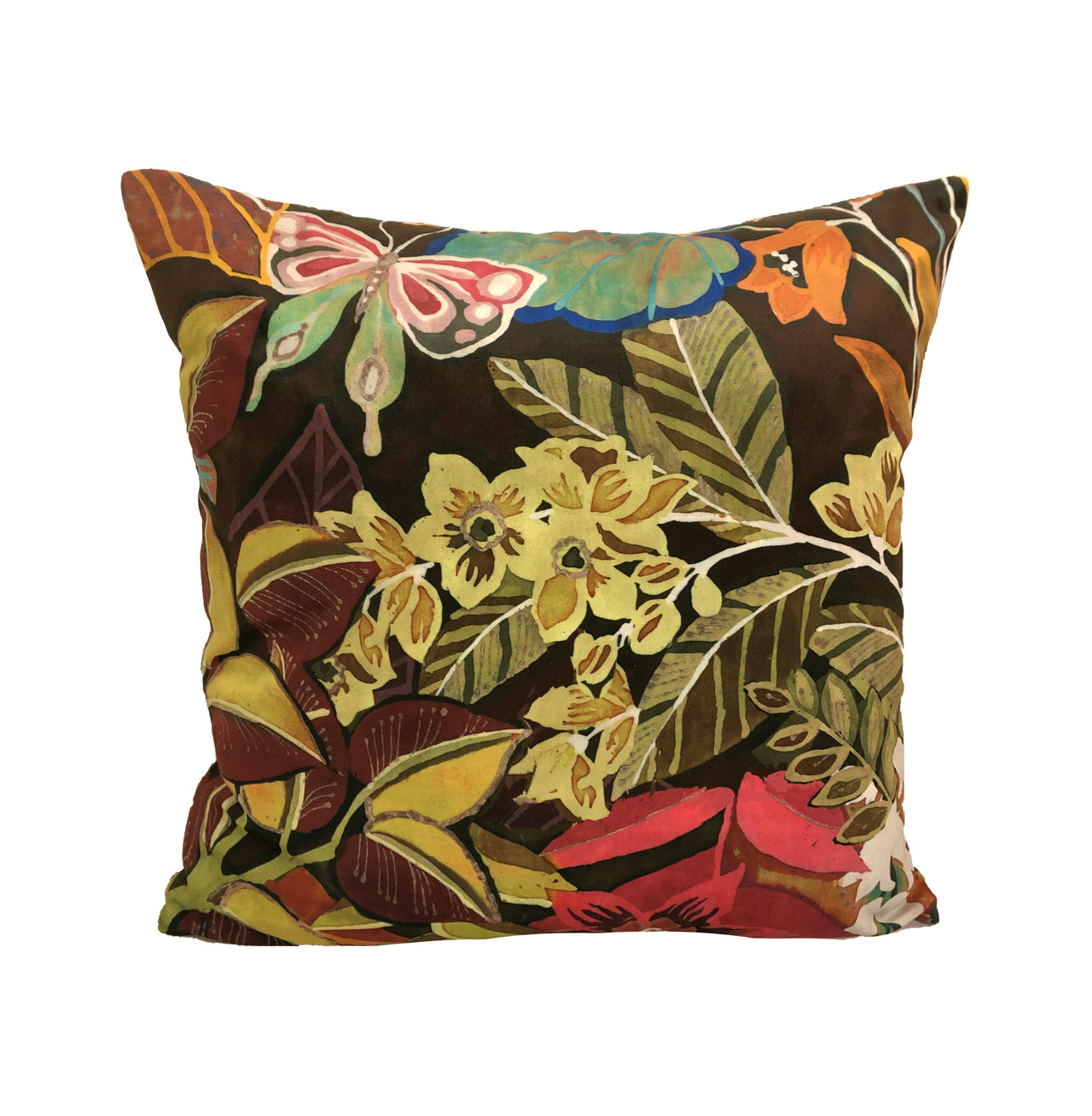 Prestigious - Hidden Paradise - Calypso - Tropical Maximalist Velvet Cushion Cover - Handmade Throw Pillow Designer Home Decor