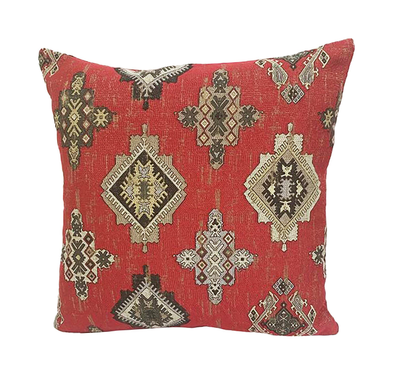 Clarke and Clarke - Konya - Crimson - Stunning Turkish Design Cushion Cover Throw Pillow Designer Home Decor