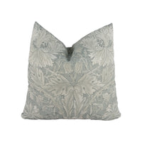 Thumbnail for William Morris - Pure Honeysuckle & Tulip - Light Grey Blue - Cushion Cover Throw Pillow Designer Home Decor