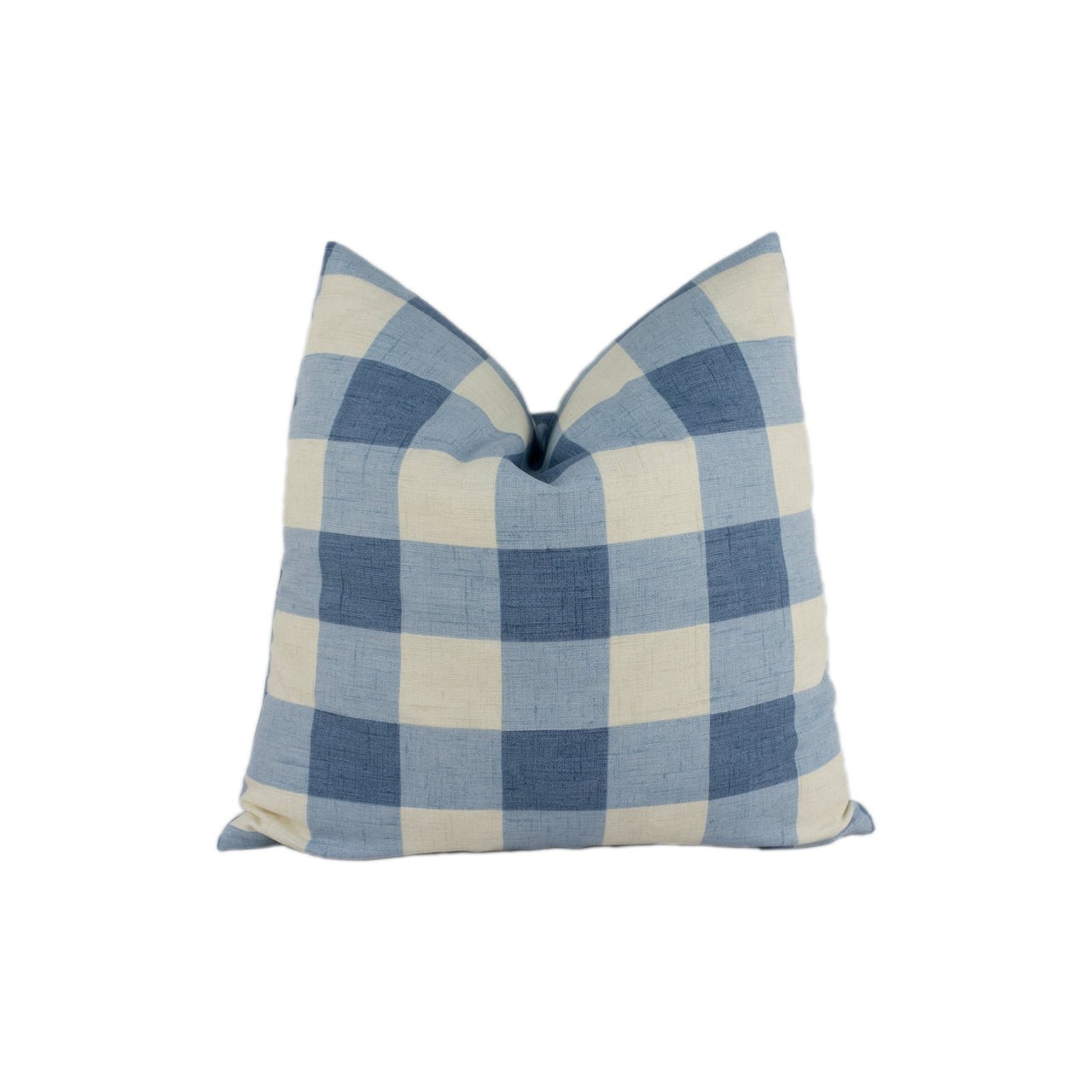 Clarke & Clarke - Polly - Chambray - Lovely Chequered Cushion Cover Throw Pillow Designer Home Decor