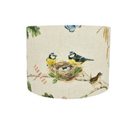 Thumbnail for Sanderson - Woodland Chorus - Linen / Multi  - Lampshade Stunning Handmade