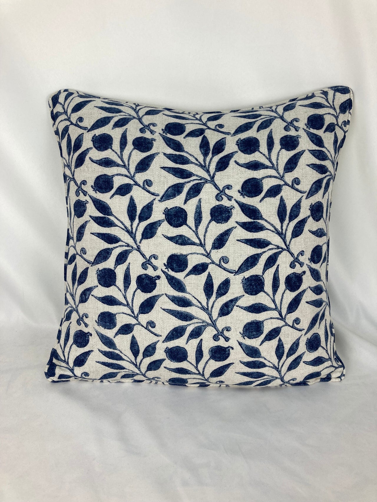 William Morris - Rosehip - Indigo - Cushion Cover Throw Pillow Designer Home Decor