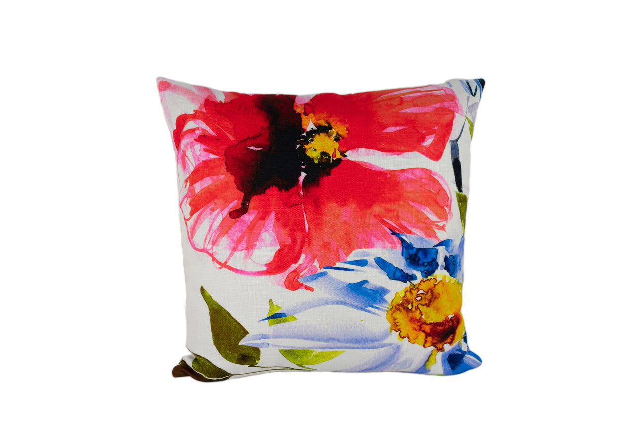 Chivasso - Flowers of Paradise - CH2721/030 - Stunning Watercolour Designers Cushion Cover Home Decor Throw Pillow