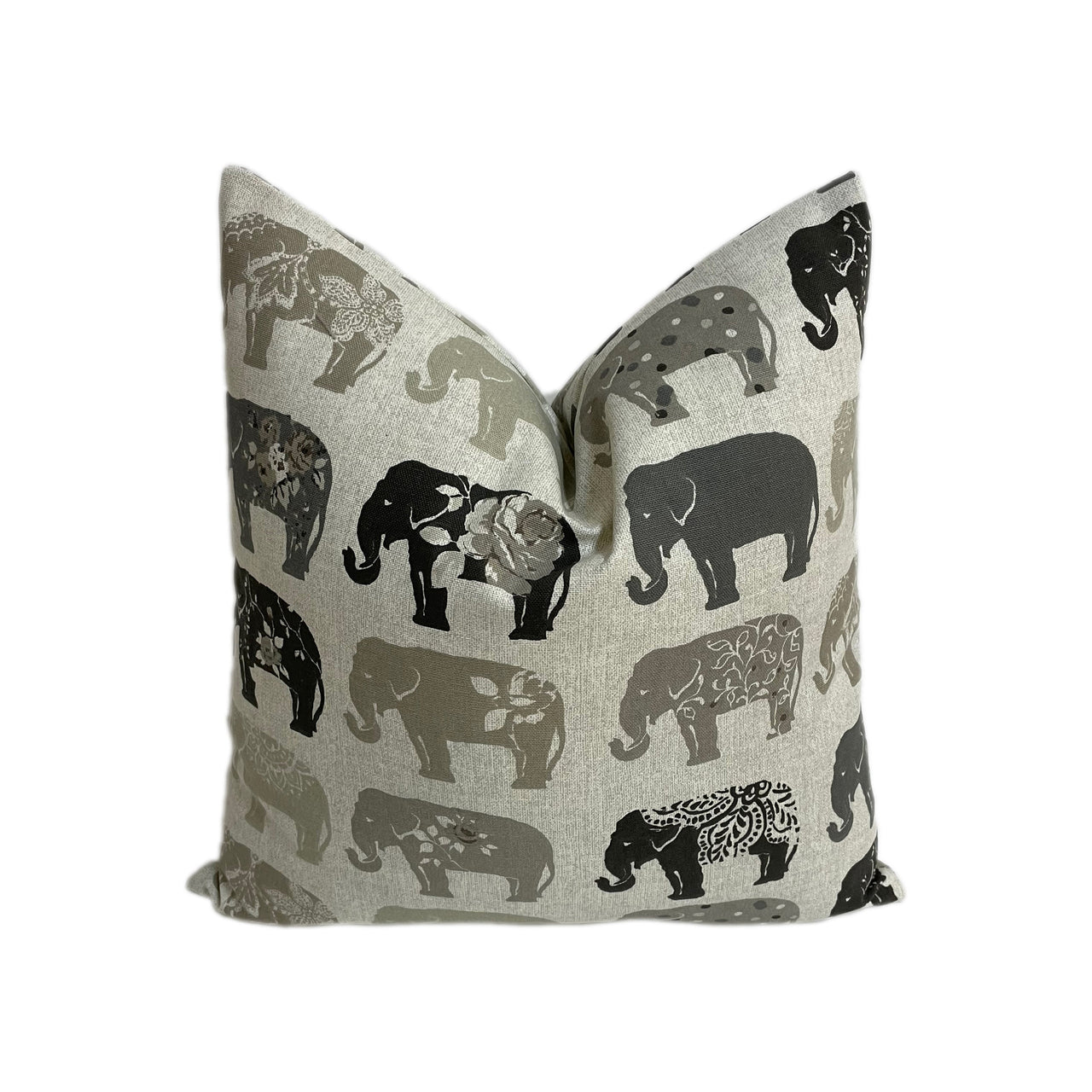 Studio G - Elephants - Natural - Cushion Cover Pillow Throw Stunning Interior Design Home Decor