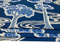 Thumbnail for Schumacher - Tree River - Blue -  Made To Measure Professionally Made Roman Blind