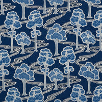 Thumbnail for Schumacher - Tree River - Blue -  Made To Measure Professionally Made Roman Blind