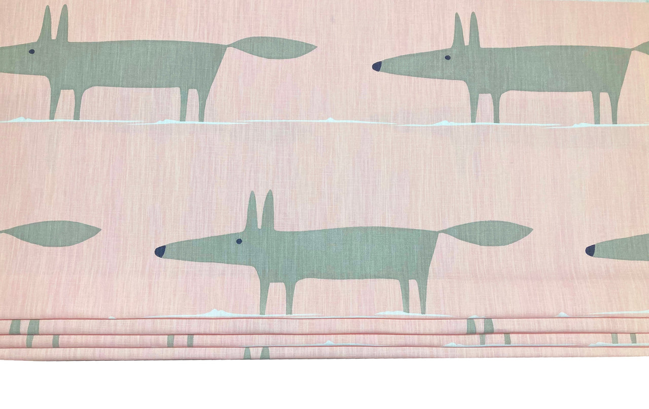 Scion - Mr Fox - Blush - Made To Measure Professionally Made Roman Blind