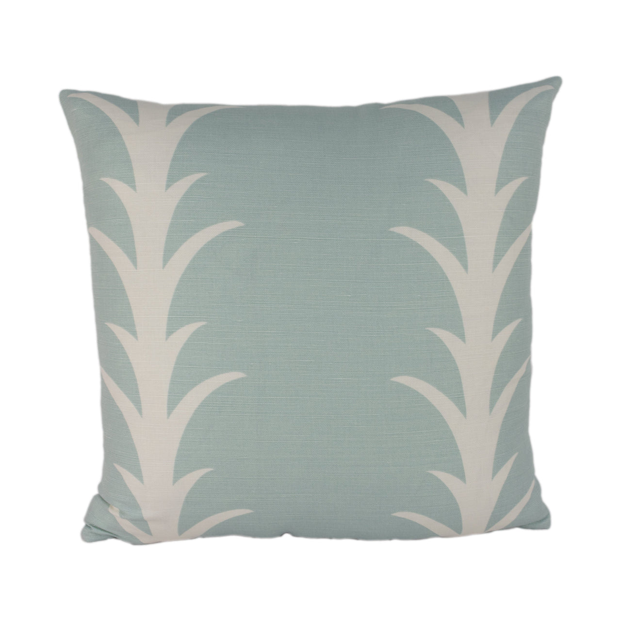 Schumacher - Acanthus Stripe - Sky - Elegant Stylized Striped Designer Cushion Cover - Handmade Throw Pillow Designer Home