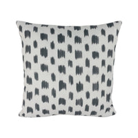 Thumbnail for Schumacher - Izmir Ikat - Black - Versatile Ikat Inspired Animal Print - Designer Cushion Cover - Handmade Throw Pillow - Luxury Home Decor