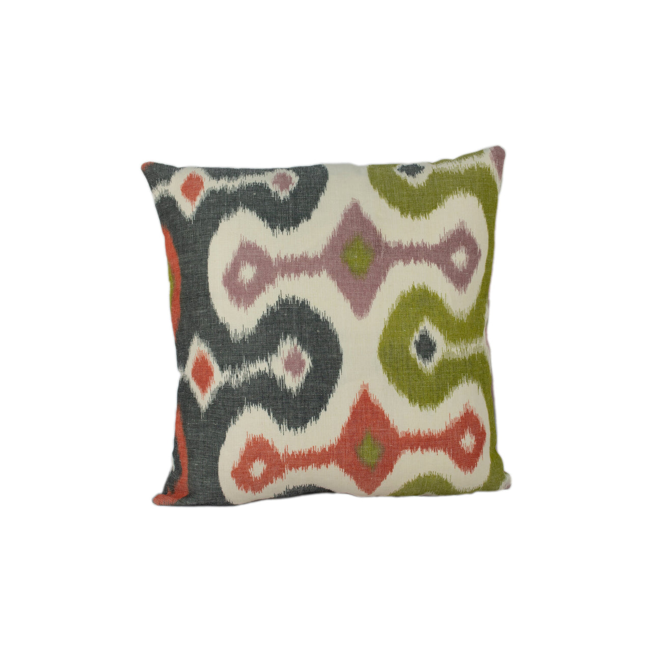 Martyn Lawrence Bullard for Schumacher - Darya Ikat - Caravan - Authentic Ikat Designer Cushion Cover - Handmade Throw Pillow - Luxury Home