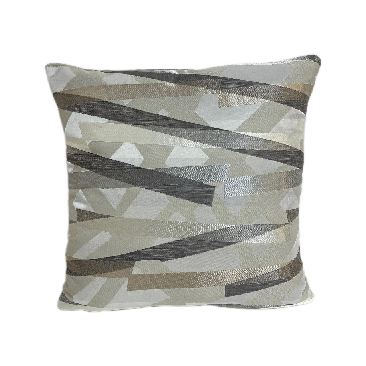 Harlequin - Diffinity - Oyster / Pumice - Stunning Woven Embroidered Effect Cushion Cover Throw Pillow Designer Home Decor