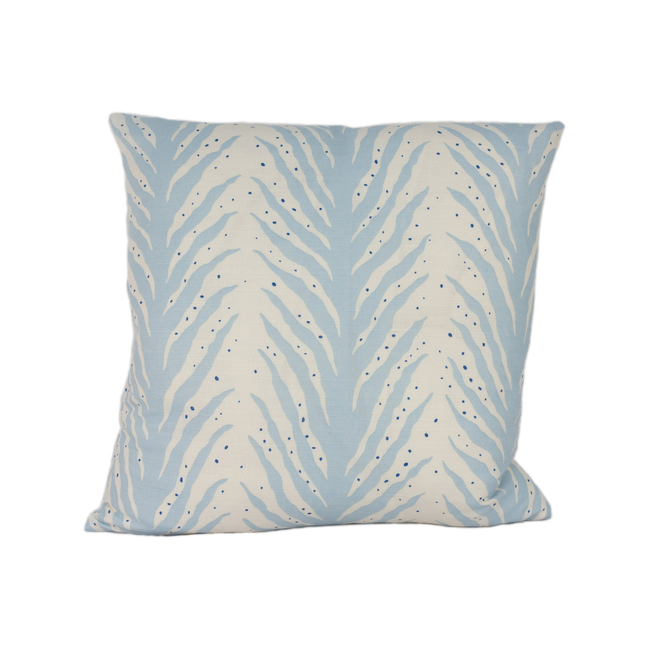 Schumacher - Creeping Fern - Slumber Blue - Fauna Inspired Stripe Designer Cushion Cover - Handmade Throw Pillow - Luxury Home Decor