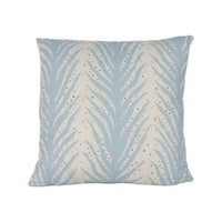 Thumbnail for Schumacher - Creeping Fern - Slumber Blue - Fauna Inspired Stripe Designer Cushion Cover - Handmade Throw Pillow - Luxury Home Decor