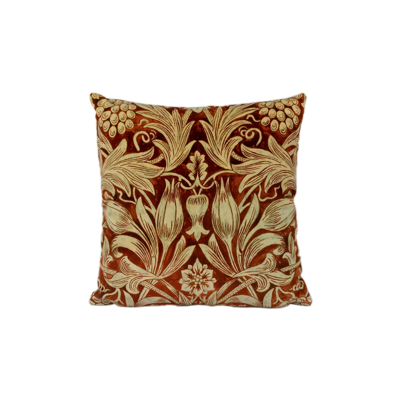 William Morris - Sunflower Velvet - Saffron / Vellum - Cushion Cover Throw Pillow Designer Home Decor